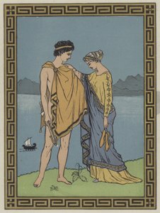 Theseus en zijn moeder door English School